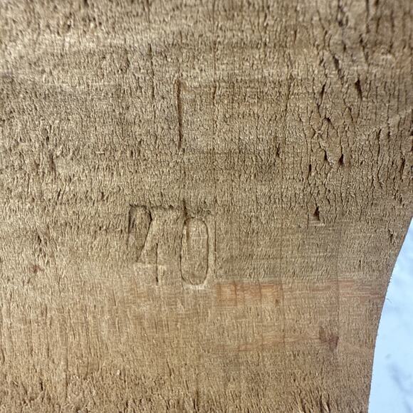 MIA Sweden Womens Anja Open Toe Clog Size 40 US 9 Luggage Brown Leather - Picture 8 of 9